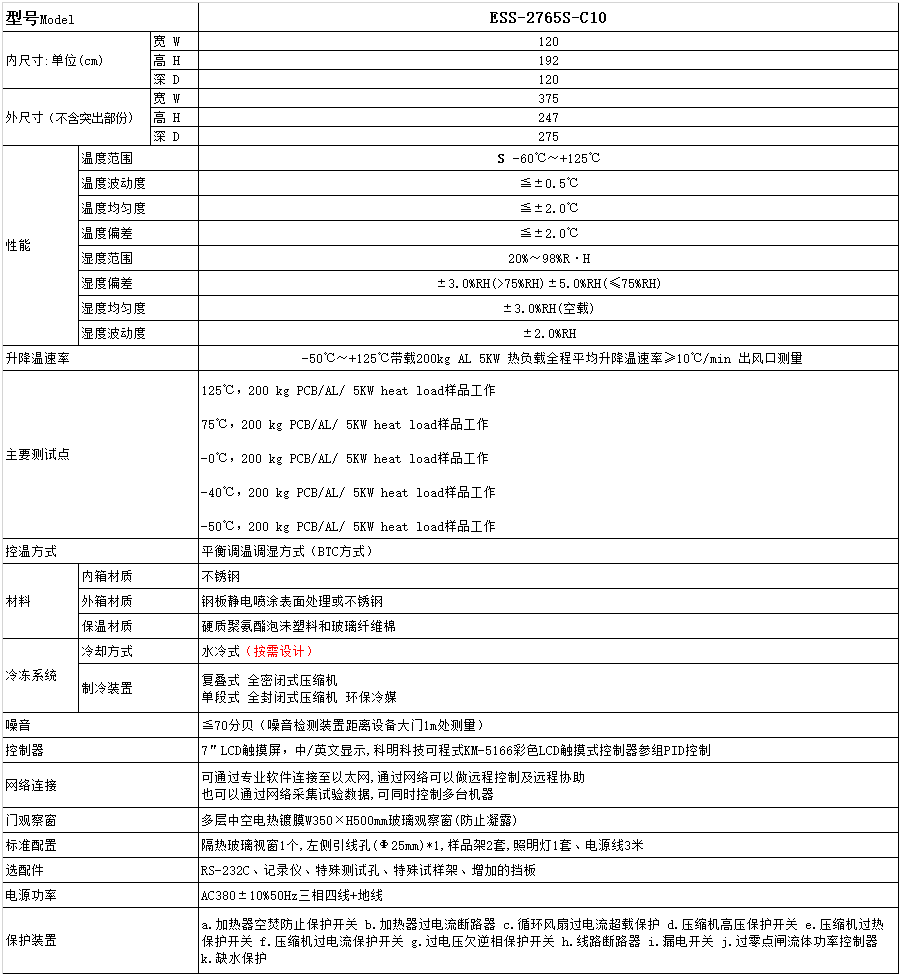 恒温恒湿试验箱